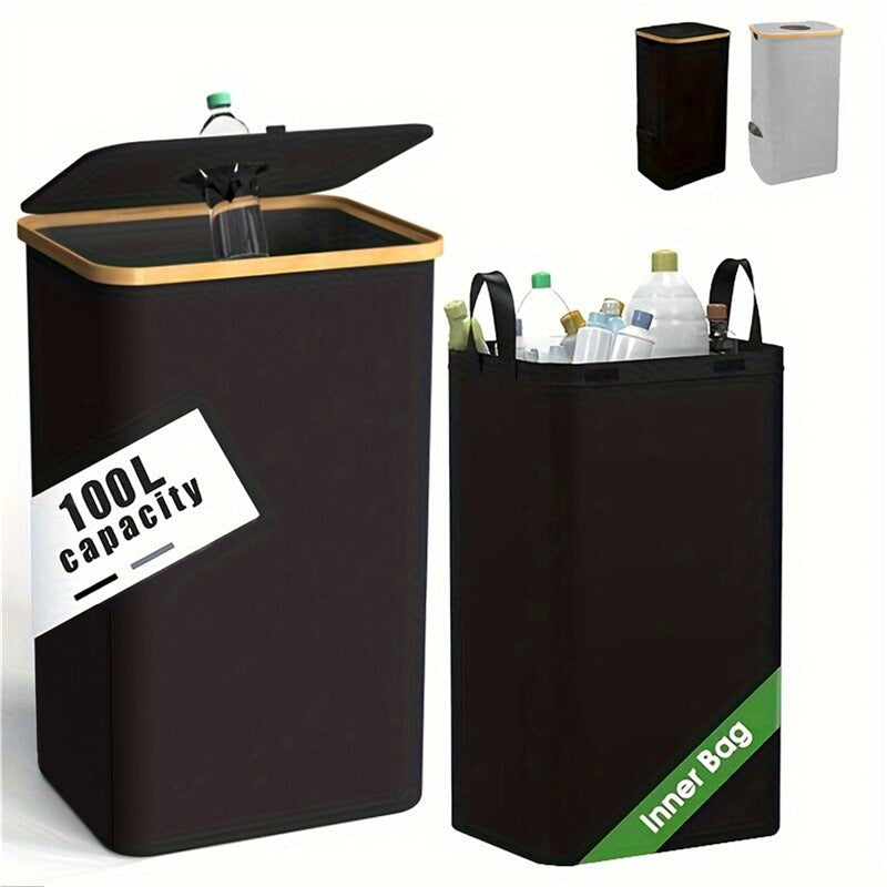 Praktischer Abfall- und Recyclingbehälter Brehn