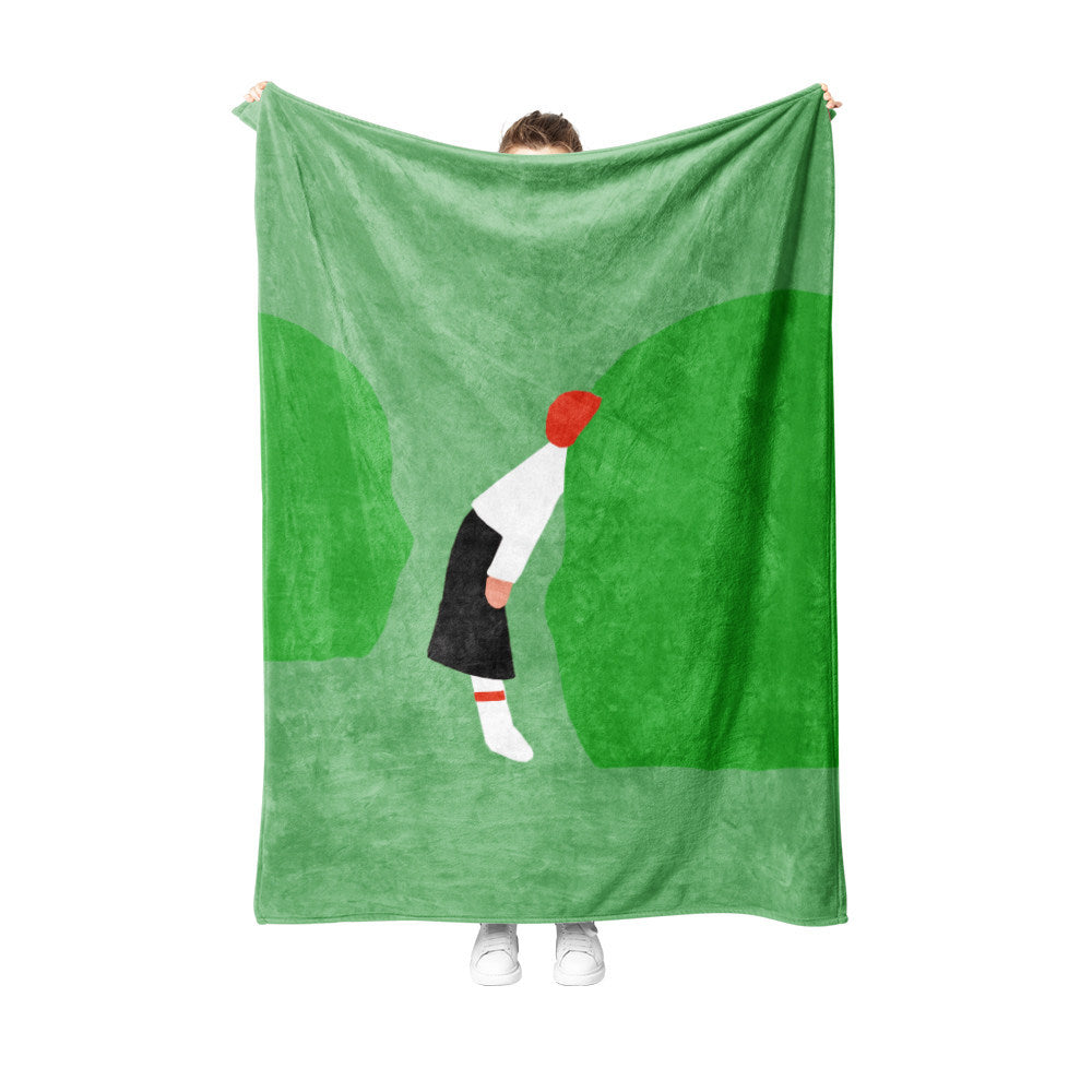 Weiche Grafik-Wurfdecke
