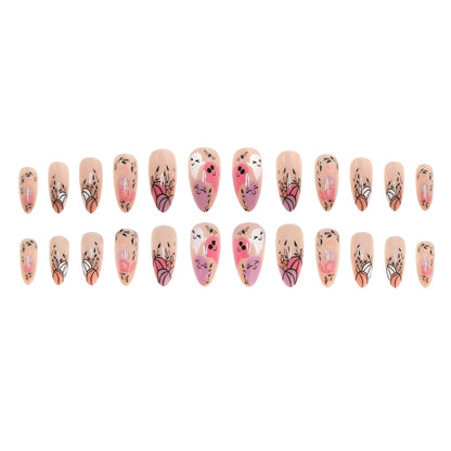 Halloween-Themen Druck-On-Nagelkunst Set