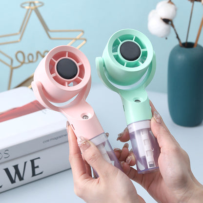 Unisex Tragbarer Handventilator mit integrierter Sprühfunktion Brehn