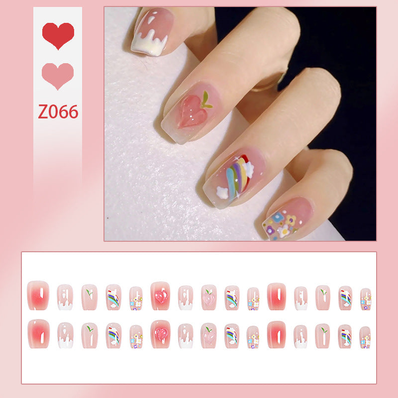 Kreatives Kunstnagelset mit bunten Fruchtmotiven und stilvollen Designs Brehn