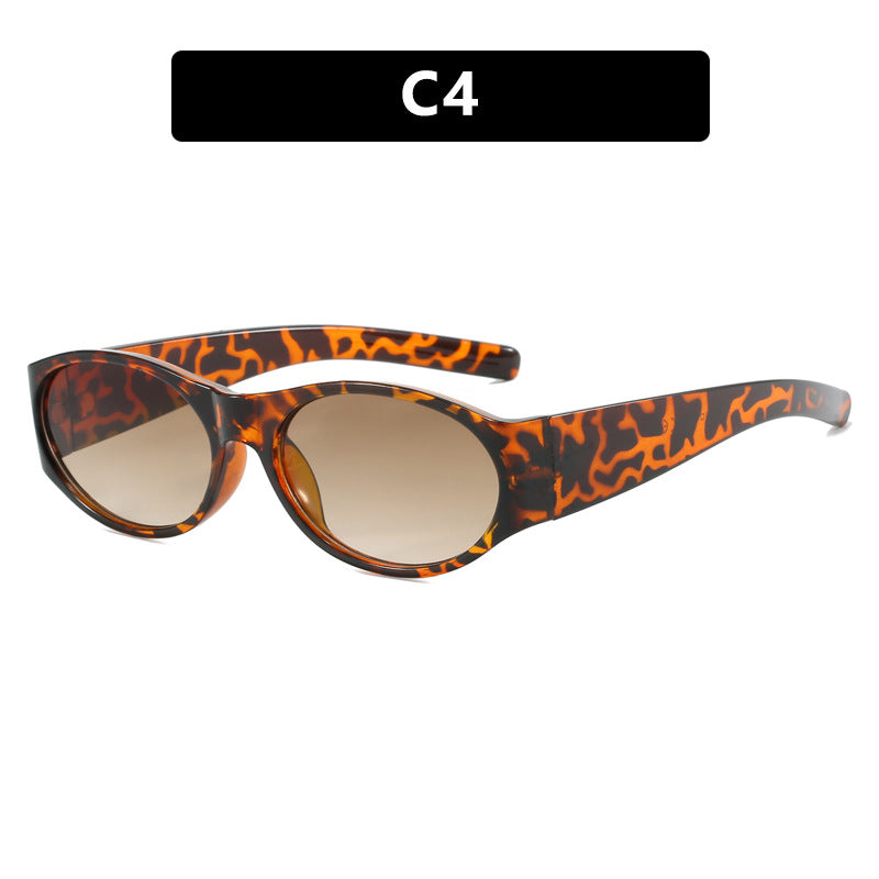 Damen modische Sonnenbrille mit elegantem, ovalem Design und UV-Schutz Brehn