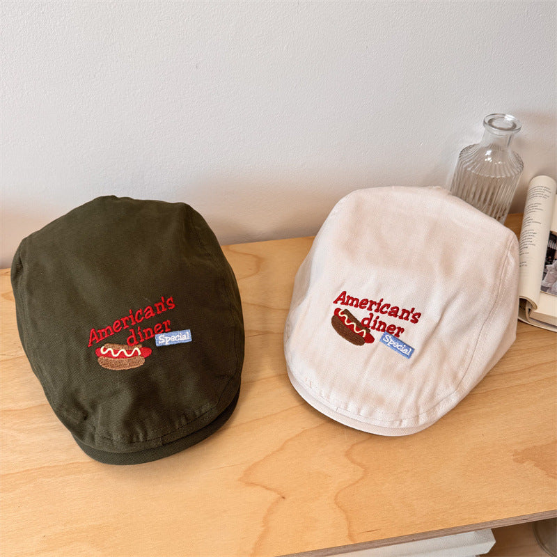 Herren Bestickte Faule Zeitungen Cap Brehn