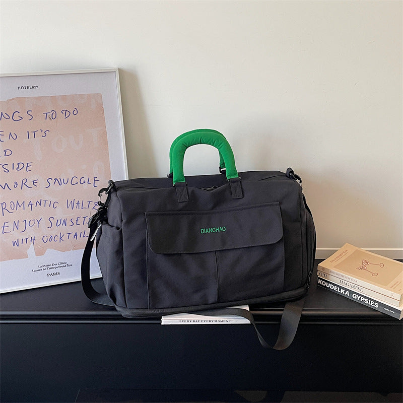 Stylische Canvas Wochenend-Duffle Bag Brehn