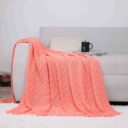 Gemütliche Strickdecke Brehn