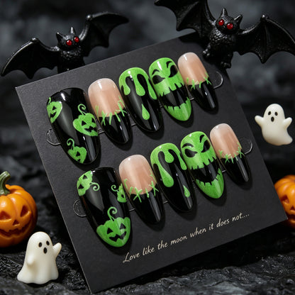 Halloween-Themen Press-On Nagelkunst Set 1790738486