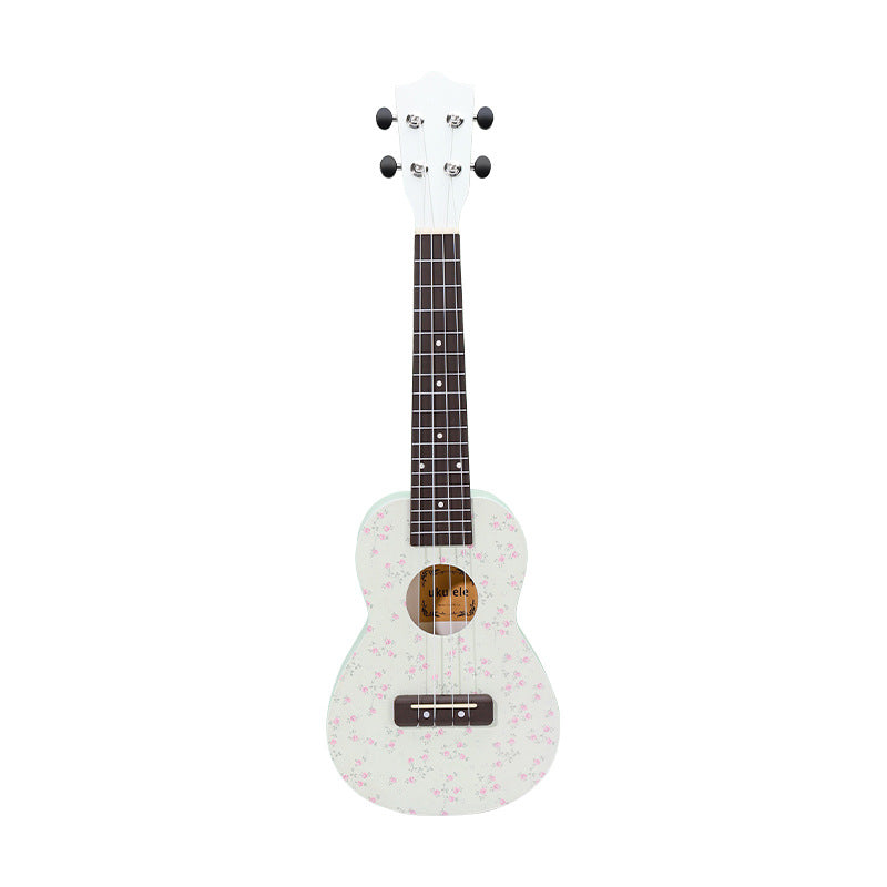 Blumenmuster Ukulele Brehn