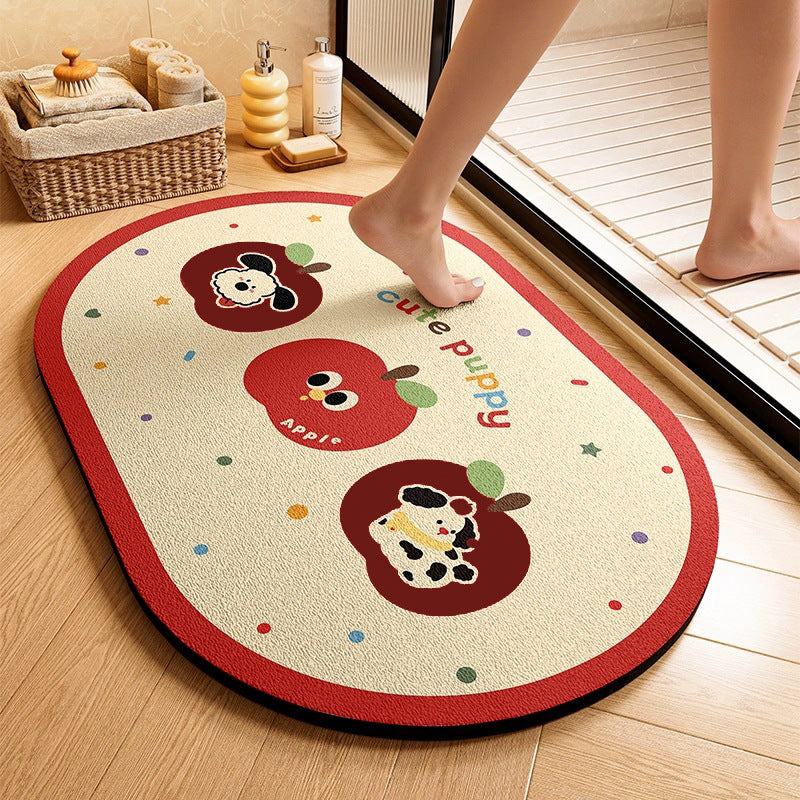 Niedlicher Tier-Motiv Memory Foam Badematte Brehn