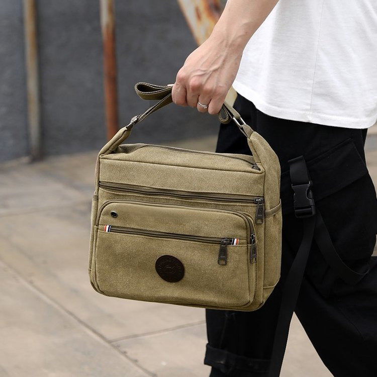 Multi-Funktionale Canvas Messenger Bag