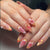 Dekorativer floraler Press-On Nagelset Brehn 1788495756