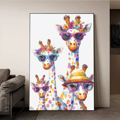 Giraffe Themen Leinwand Kunst