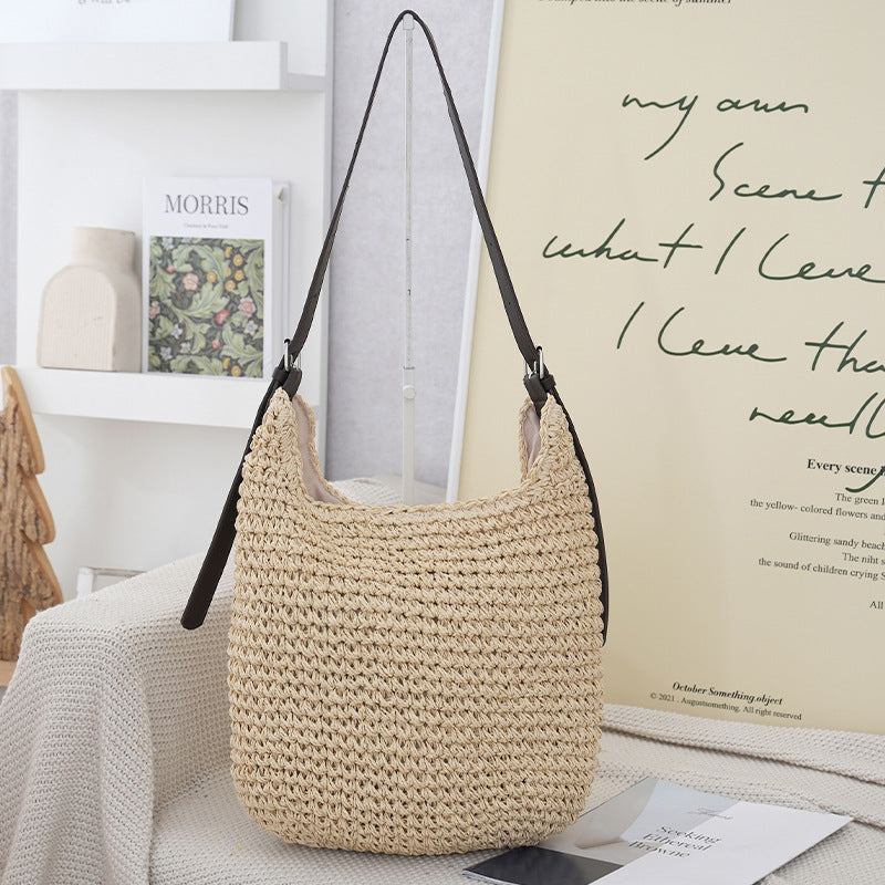 Handtasche Aus Geflochtenem Naturmaterial Brehn
