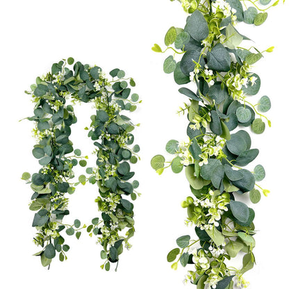 Künstliche Eukalyptus Blumen-Girlande