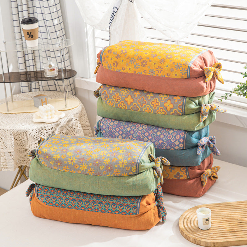 Damen Dekorative Nackenrolle mit floralem Muster Brehn