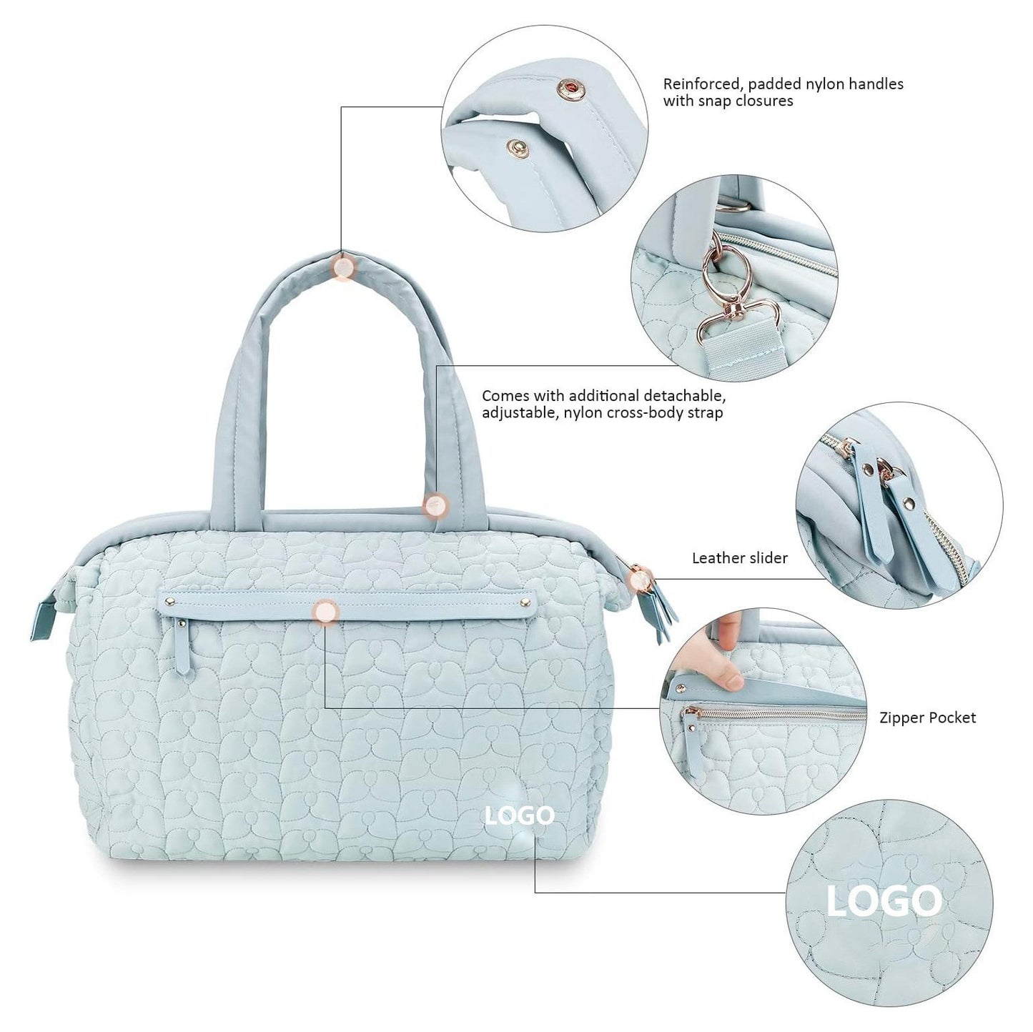 Modische Weekender-Tasche Brehn