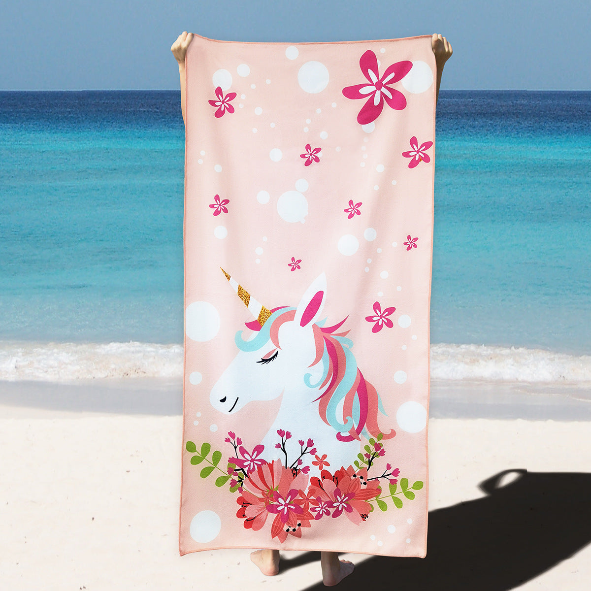 Strandtuch mit zauberhaftem Meerjungfrau-Design Brehn