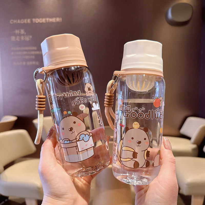 Damen Trendi und farbenfrohe Wasserflasche Brehn
