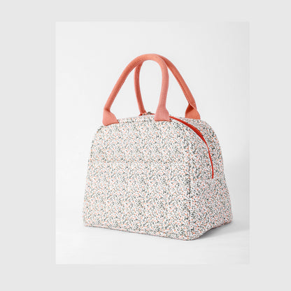 Isolierte Blumige Lunch Tasche
