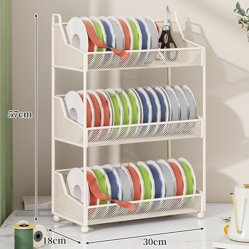 Bandrolle und Bastelbedarf Netz Organizer Regal