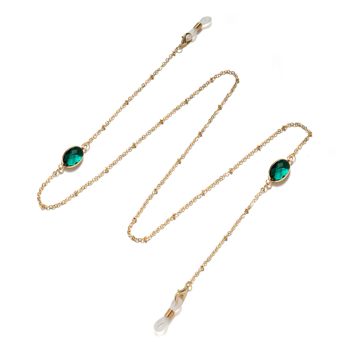 Chic Schmuckstein-betonte Brillenband Brehn