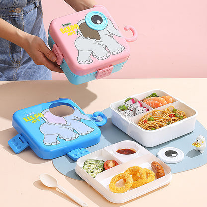 Illustrierten Elefanten-Themen Bento Lunchbox