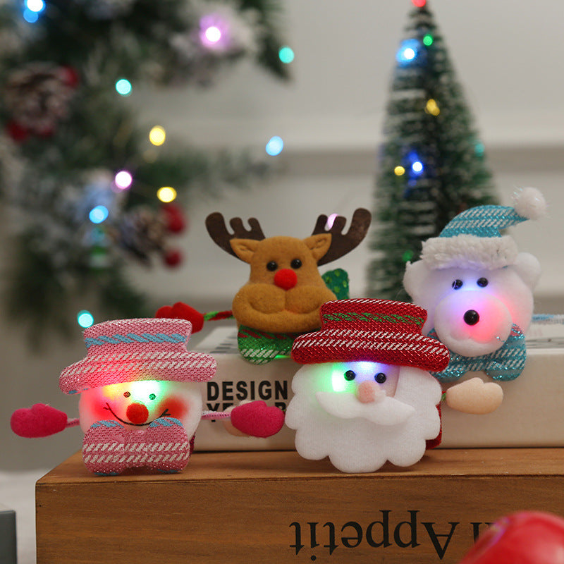 Festliche Haarspangen mit Weihnachtsmotiven Brehn