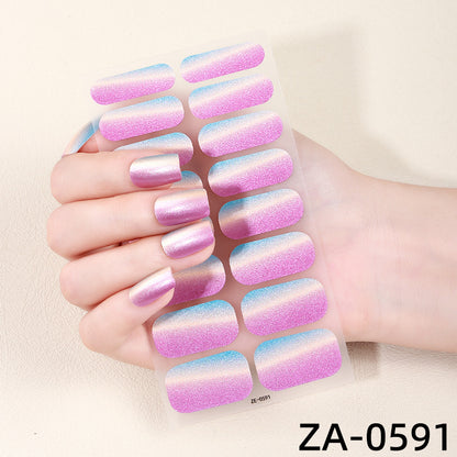 Glitzerverlauf Nagelüberzüge
