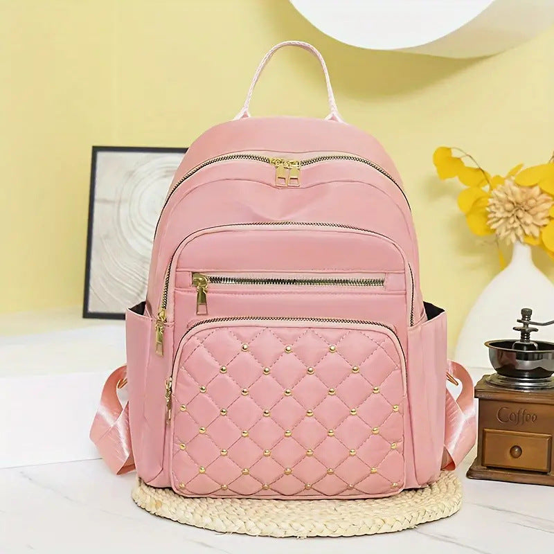 Eleganter gesteppten Multi-Taschen-Rucksack