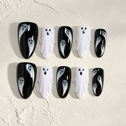 Halloween Geist Nagelkunst Brehn