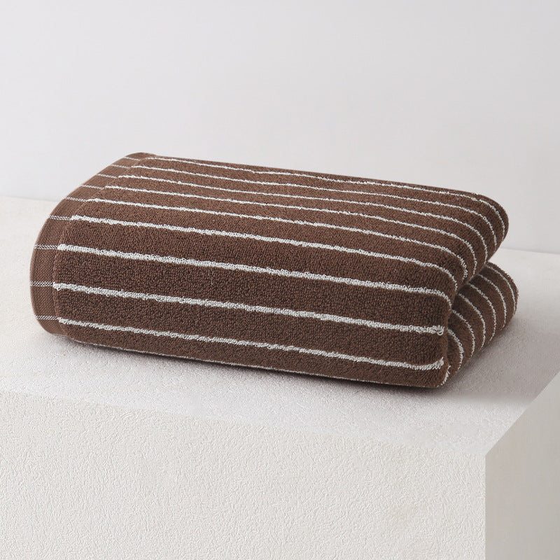 Damen Velours-Badetuch mit gestreiftem Design Brehn