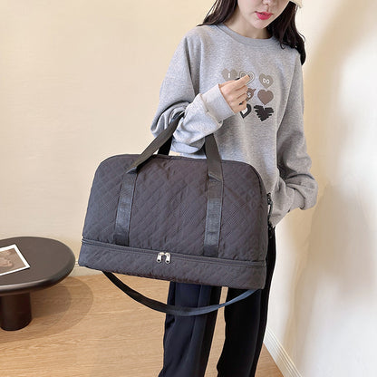 Stylische gesteppt Reis-Duffle Brehn