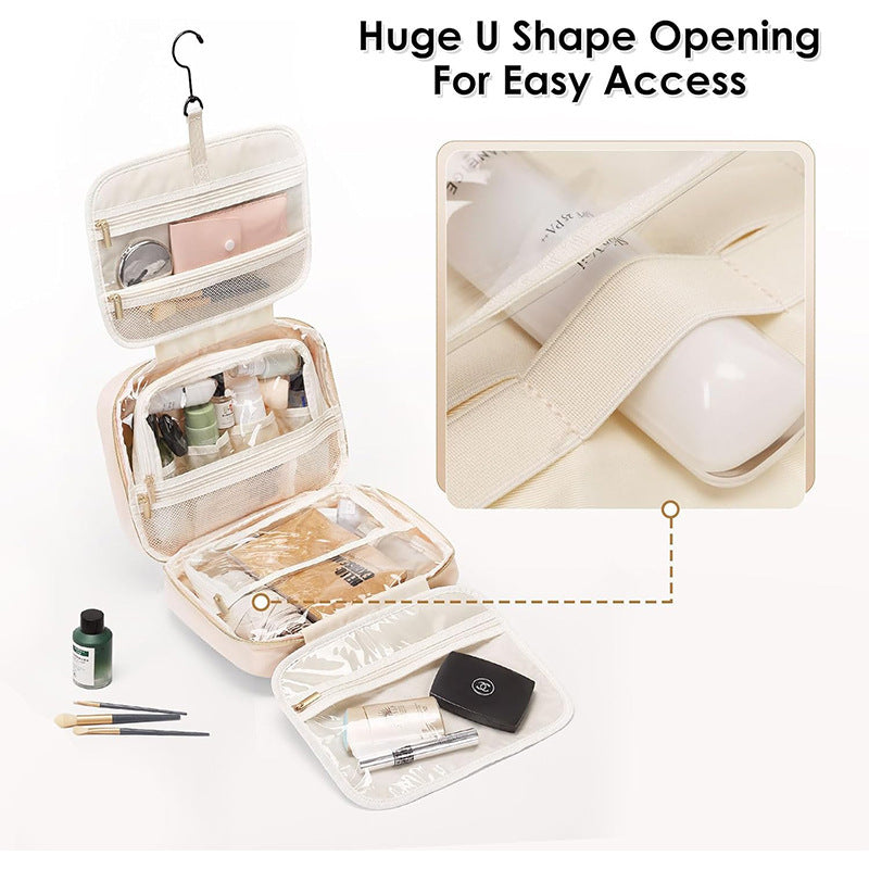 Gepolsterte Kosmetik-Organizer Tasche mit Strukturierter Außenseite Brehn