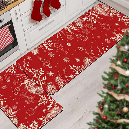 Weihnachts-Themen Küchenmatten Set Brehn