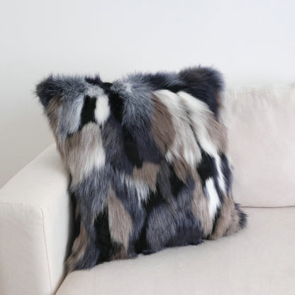 Faux-Fur-Akzentkissen für die Wohnkultur