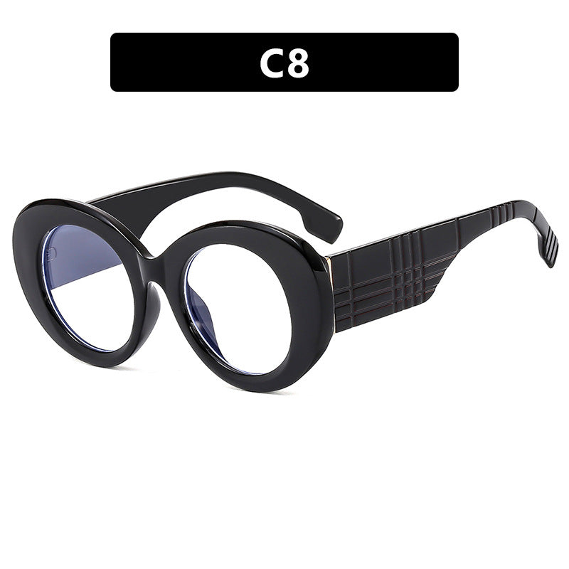 Damen extravagante Sonnenbrille mit kreativem Rahmendesign und schützendem UV-Filter Brehn