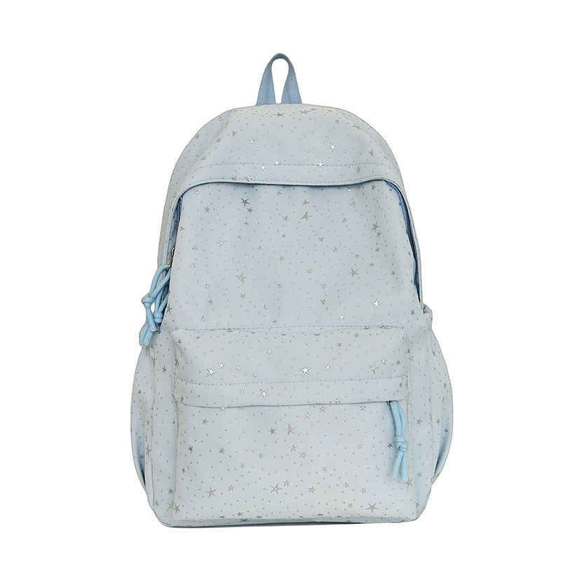 Rucksack Aus Strapazierfähigem Material mit Glitzernden Sternen Brehn
