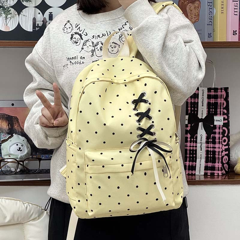 Verspielter Punkte Casual Rucksack Brehn