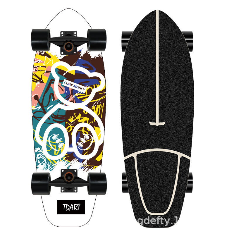 Künstlerisches Löwen Design Skateboard Brehn