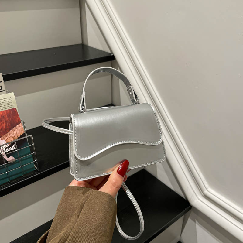 WoStylish Patentleder Mini-Handtasche Brehn