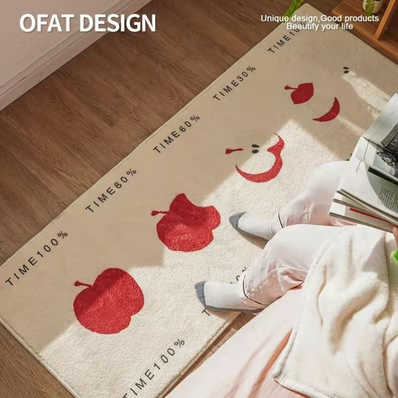 Eleganter Floraler Design Badezimmer Läufer Teppich