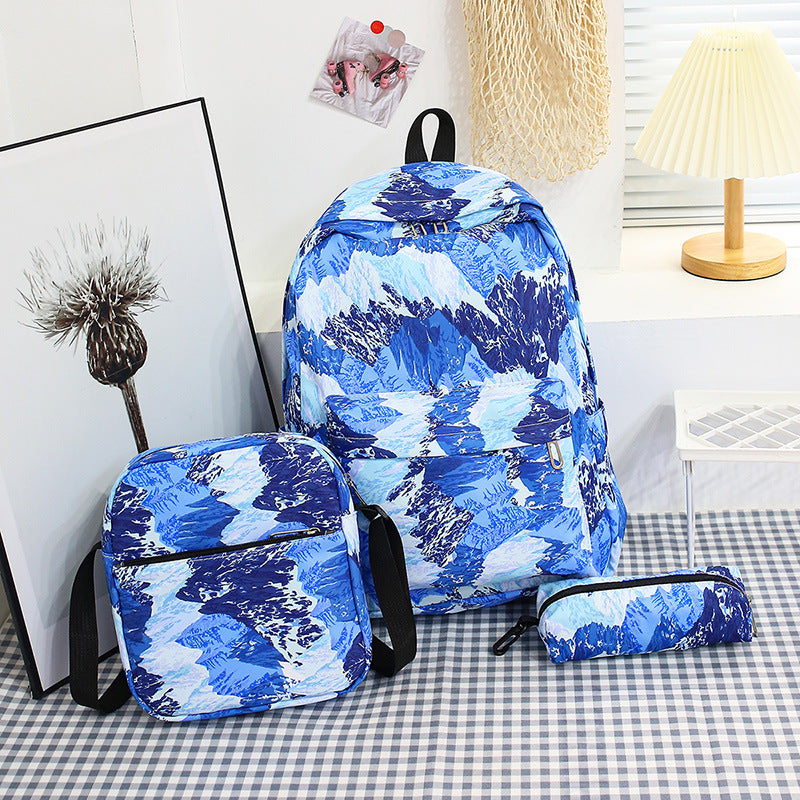 Stilvoller Rucksack mit Passendem Crossbody Bag und Stiftetui Brehn