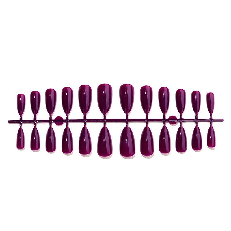Glänzende Stiletto Press-On Nagelspitzen Set Brehn