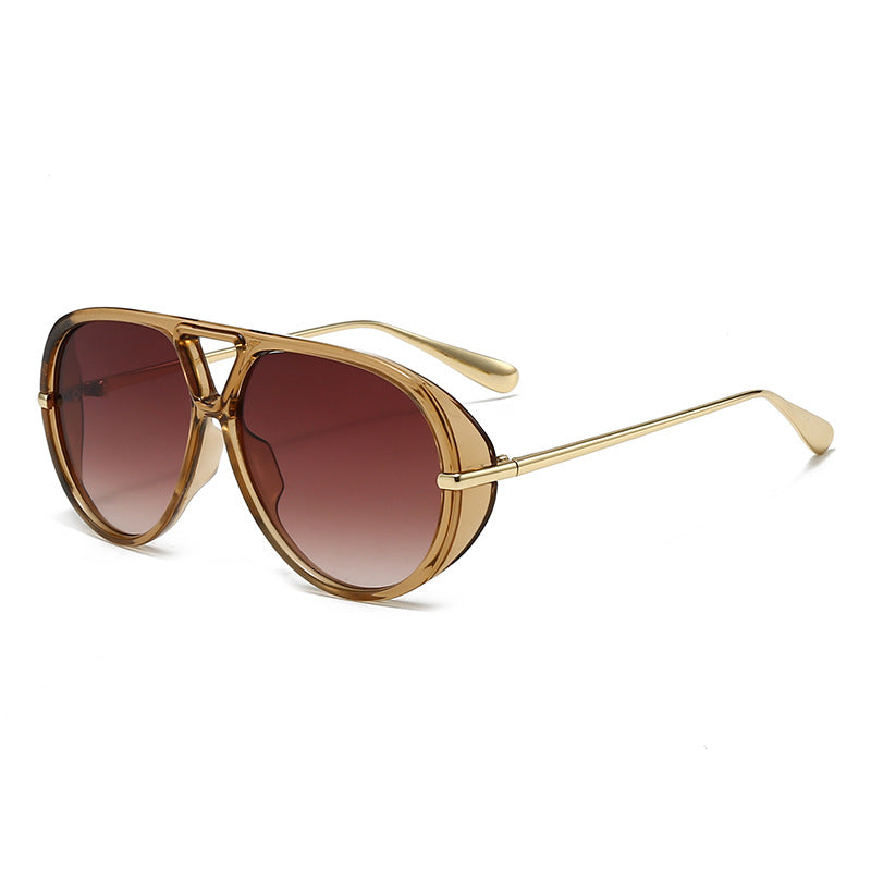 Damen modische oversized Sonnenbrille mit stilvollem Rahmen Brehn