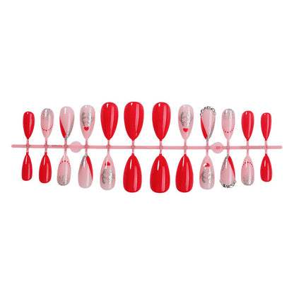 Elegantes Glamouröses Press-On Nagelkunst Set Brehn