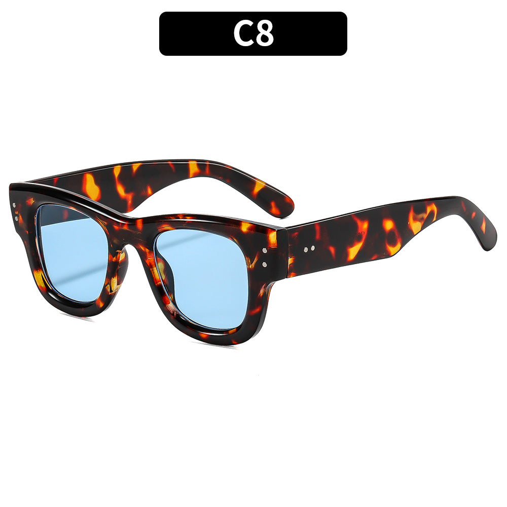 Retro-inspirierte stilvolle quadratische Sonnenbrille