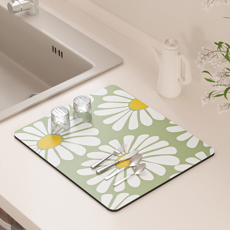 Floral Design Küchen Trockenmatte