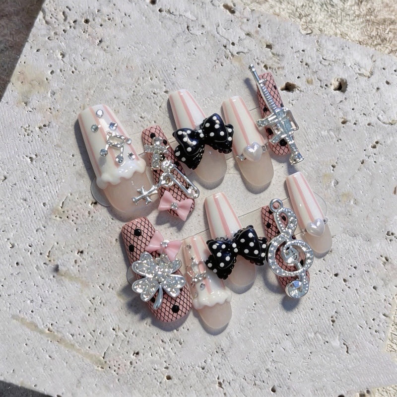 Glamourös Decoratives Nagelkunstset