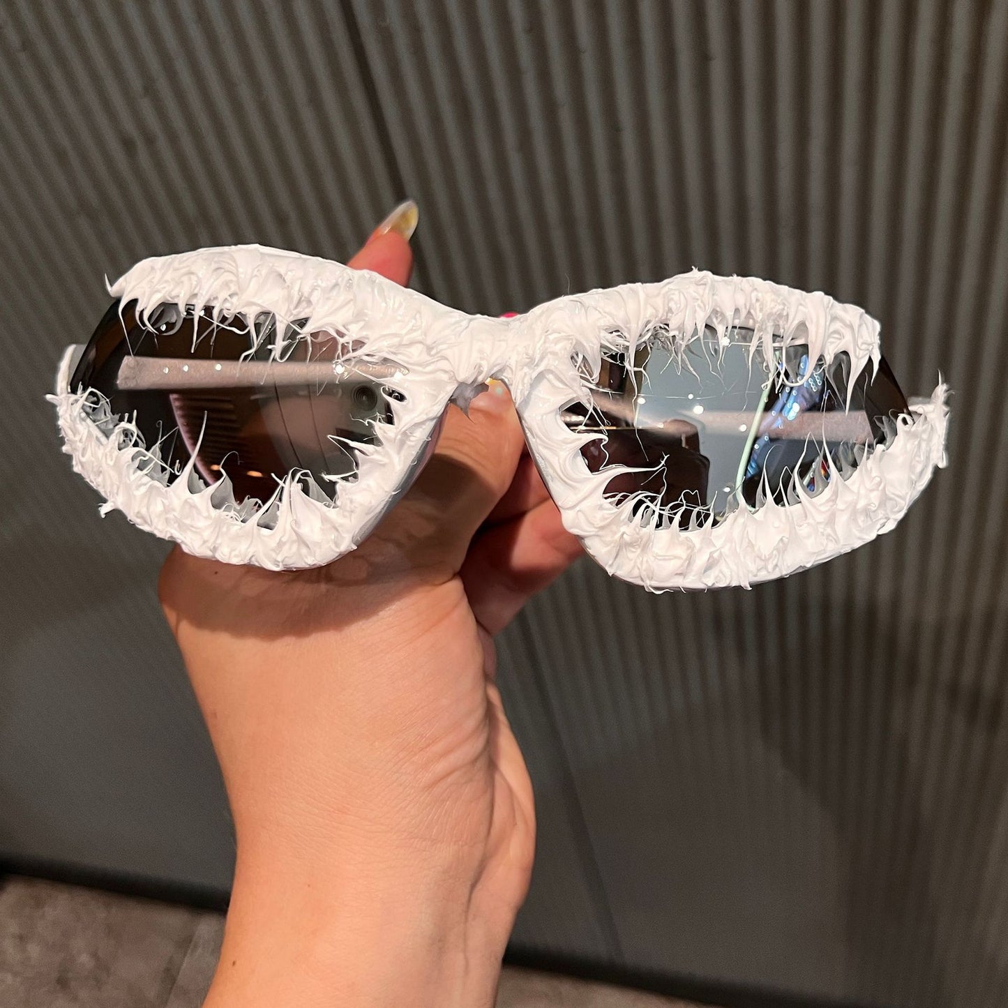 Damen avantgardistische Sonnenbrille Brehn
