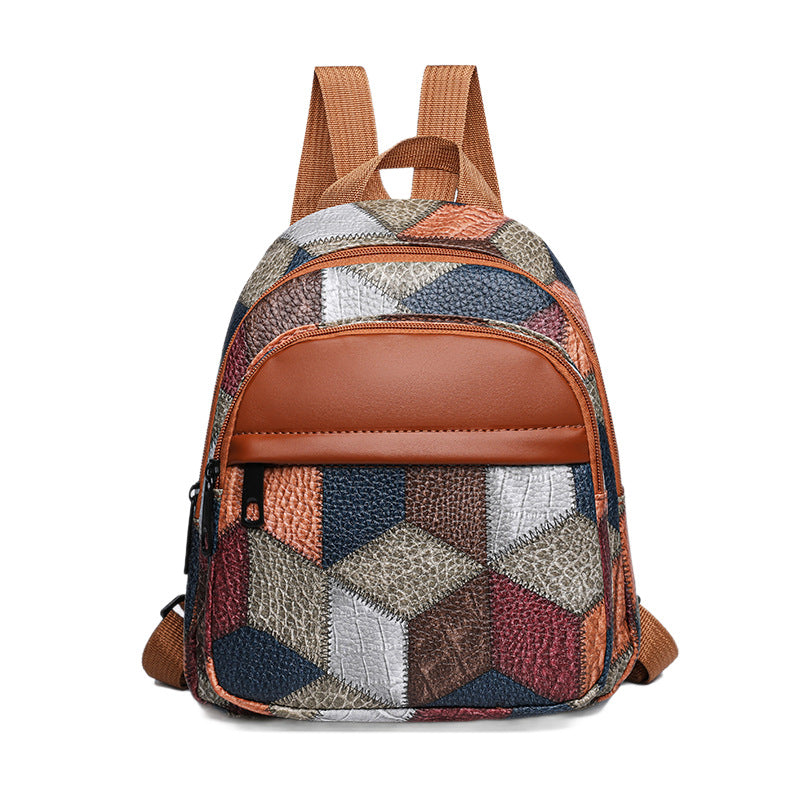 Geometrisches Muster Mini Rucksack Brehn