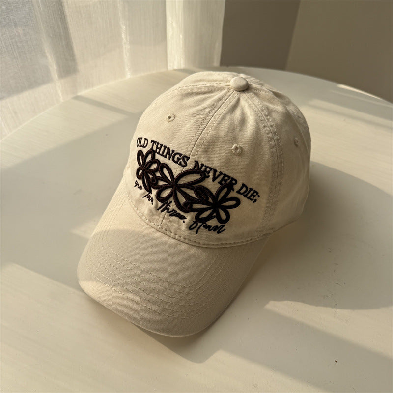 Damen Bestickte Blumen Baseballmütze Brehn 1783922211